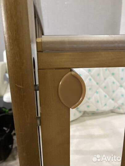 Детская кроватка качалка с матрасом