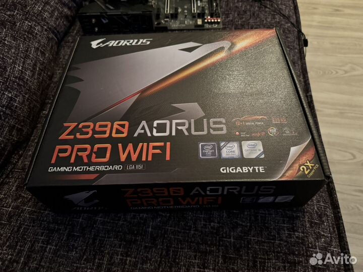 Gigabyte Aorus Z390 pro wi-fi + i5 9400F комплект