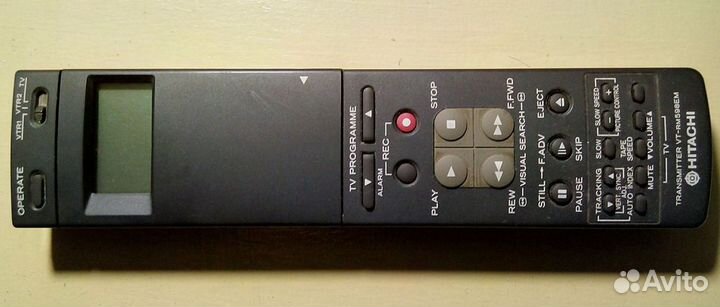 Пульт видеомагнитофона Hitachi VT-RM598EM