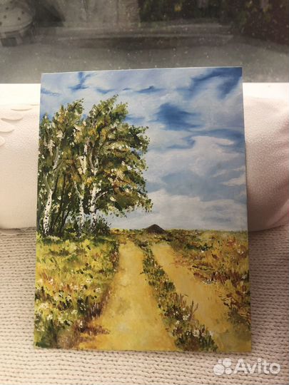Картина маслом пейзаж