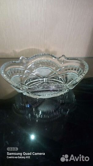 Вазы хрустальные