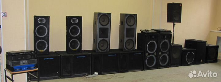 Колонки Pro Сабвуферы 200-2000W 5