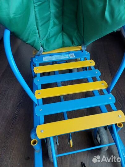 Детские санки на колесах