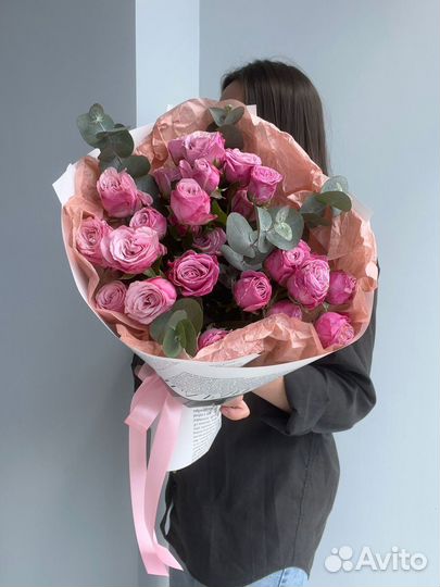 Кустовые пионовидные розы