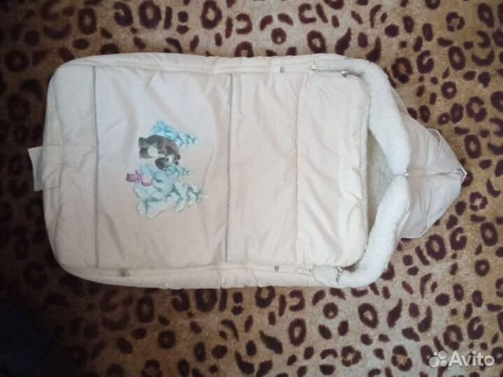 Зимний конверт в коляску