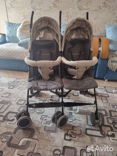 Коляска трость для двойни