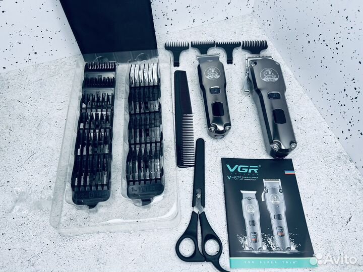 Машинка и триммер для стрижки волос VGR V-675
