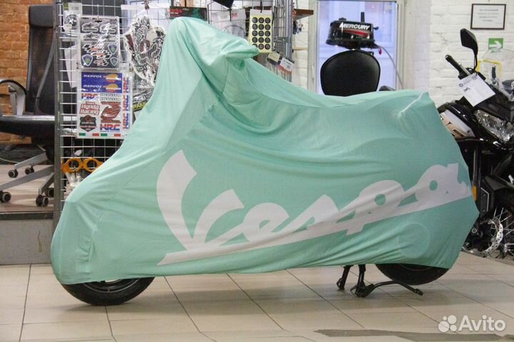 Чехол для скутера vespa primavera (с кофром)