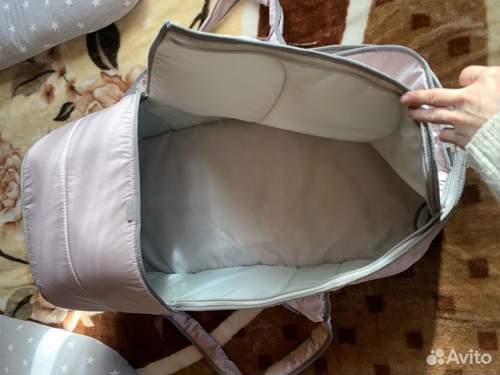 Люлька переноска для новорожденных в коляску