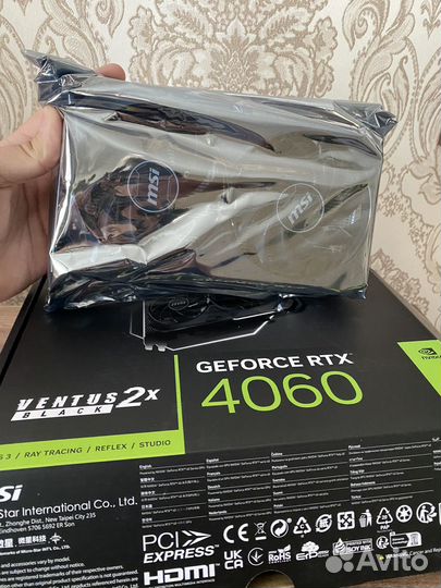 Видеокарта msi geforce rtx 4060