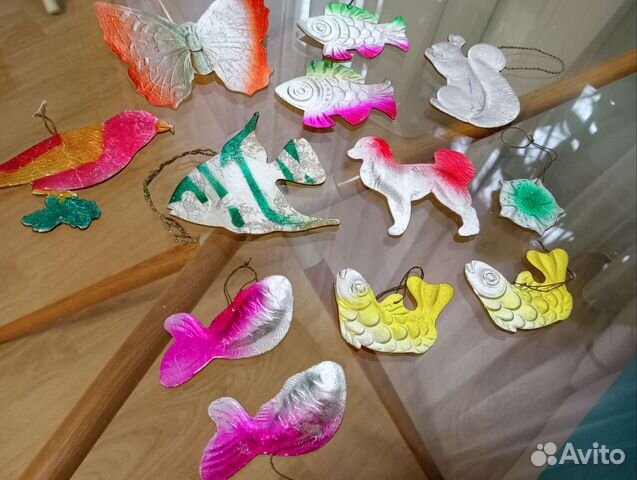 Ёлочные игрушки СССР картонаж