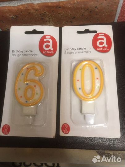 Свечи восковые декоративные