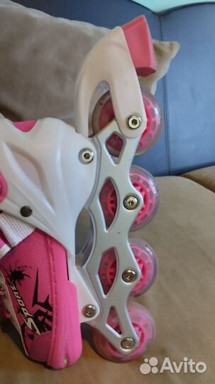 Роликовые коньки детские раздвижные, 31-34