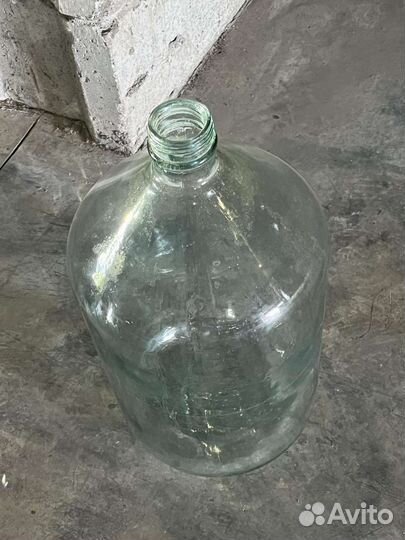 Бутылка стеклянная 20 литров