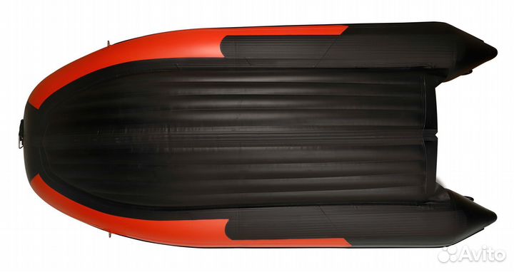Лодка пвх Gladiator E350 PRO красно/черный