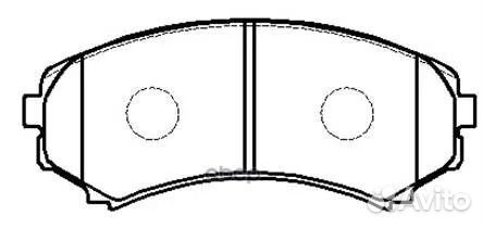Колодки тормозные дисковые mitsubishi: pajero 9