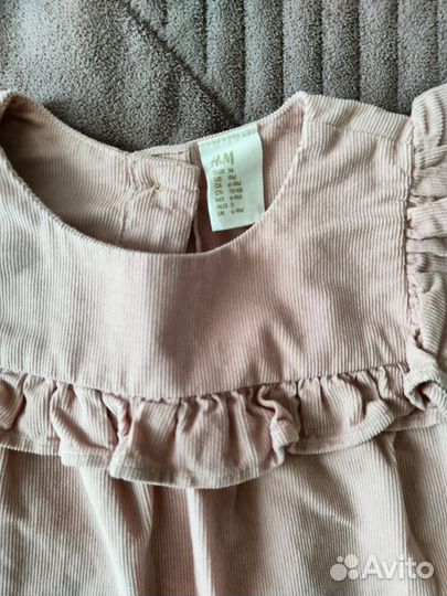 Платье для девочки hm 74