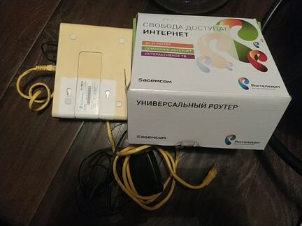 Adsl модем Ростелеком + роутер wifi