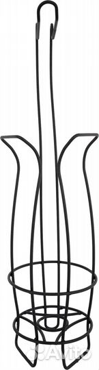 Стойка для ёршика и туалетной бумаги 60 см сталь ц