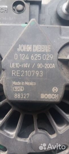 Генератор John Deere bosch