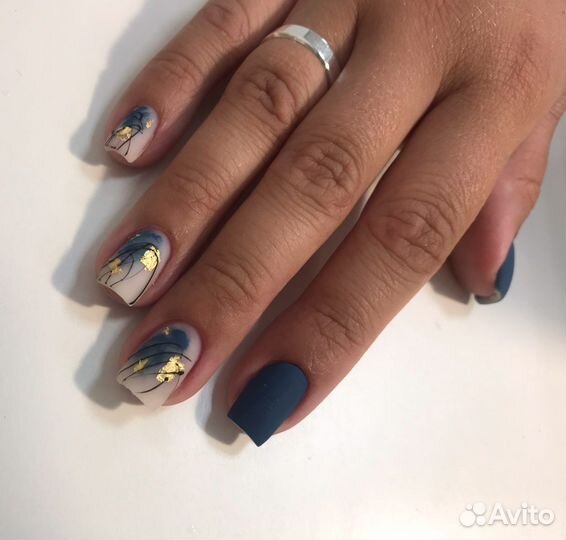 Маникюр укрепление гелем шеллак наращивание ногтей