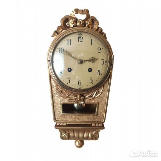 Часы старинные настенные картель (Швеция)