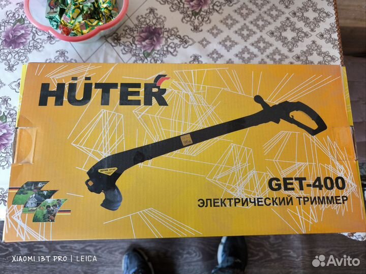 Триммер электрический huter get 400