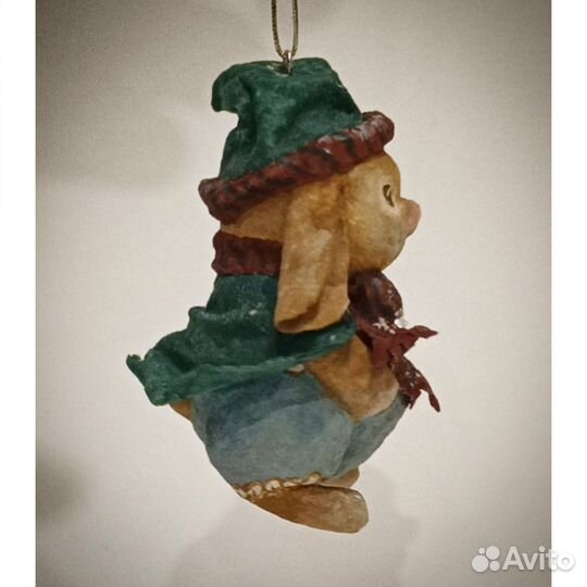 Ватные елочные игрушки