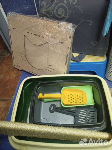 Кошкин дом, когтеточка, лотоки, сумка переноска