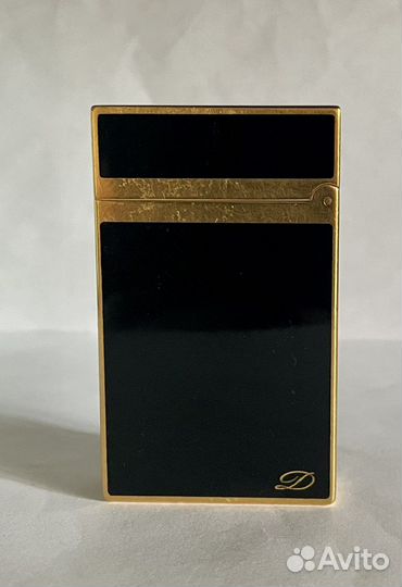 Зажигалка Dupont Ligne 2 Black & Gold