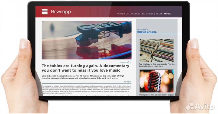 Планшет Lenovo Tab M10,10.1