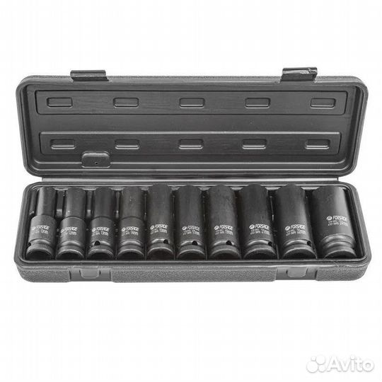 Набор торцевых ударных глубоких головок Forsage