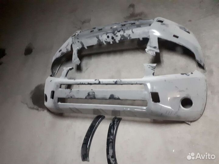 Бампер toyota rav4 рав 4 перед черный