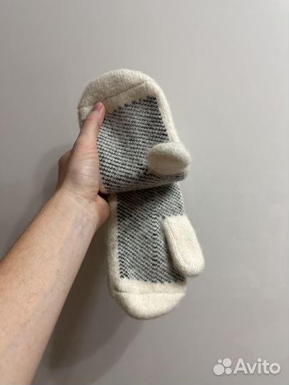 Варежки детские шерстяные новые