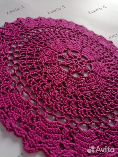 Вязанные салфетки