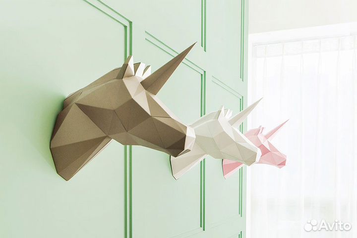 Полигональные фигуры для интерьера