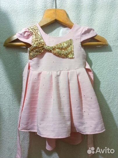 Платье для девочки 74-80