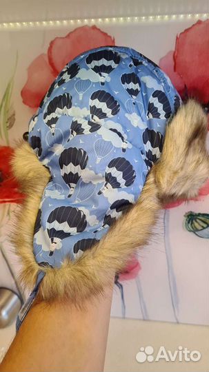 Шапка ушанка детская 54 зима