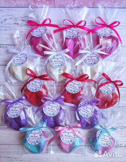 Свадебные Бонбоньерки - Натуральное мыло