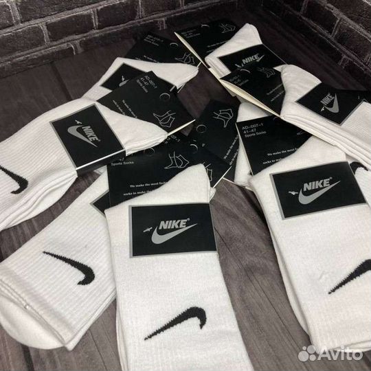 Носки nike белые