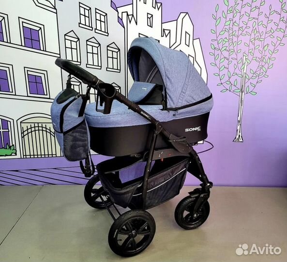 Коляска Sonic verdi 3 в 1