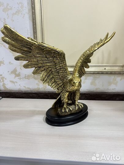 Статуэтка Орел Богачо золото - bogacho