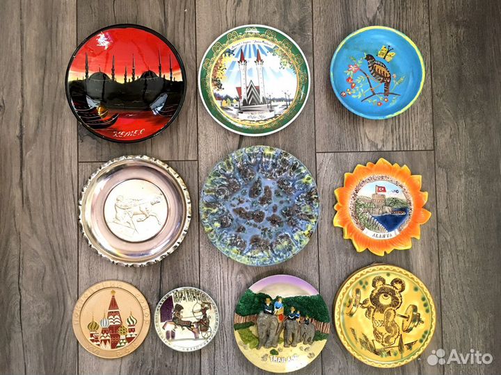 Винтажные тарелки, панно, маски СССР, Африка