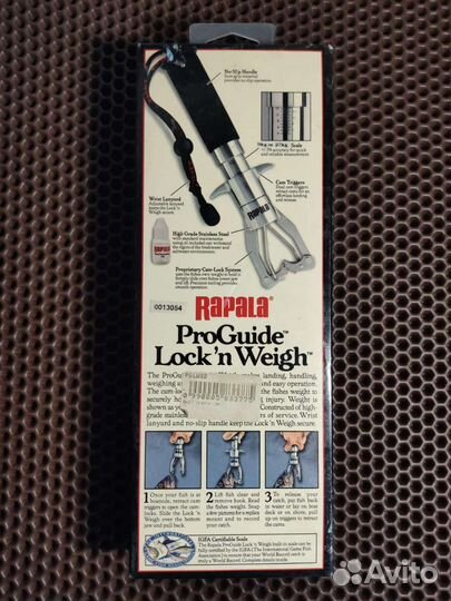 Захват с весами Rapala Lock’n Weigh 30 Kg.lipgrip