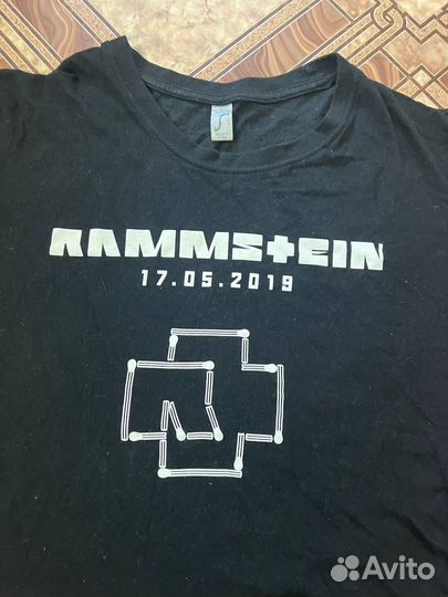 Rammstein мерч футболка 2017