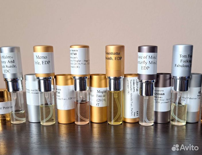 Отливанты и пробники парфюмерии оригиналы