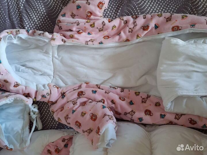 Конверт на выписку зимний для девочки