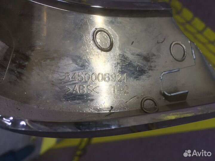 Молдинг хром переднего бампера левый нижний Веста