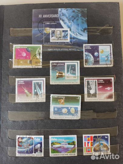 Альбом Почтовые марки Спорт и др