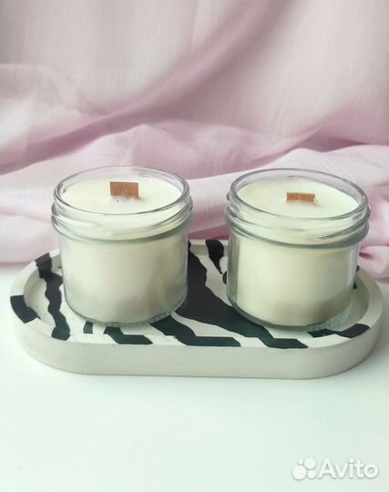 Поднос из гипса